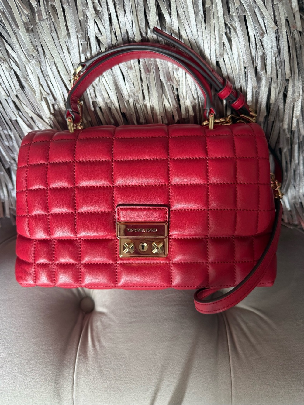 Michael Kors Tribeca Bag NWOT Red